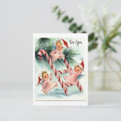 Vrolijk kerstfeest feestdagenkaart (Staand voorkant)