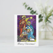 Vrolijk kerstfeest! feestdagenkaart (Staand voorkant)