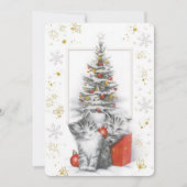 Vrolijk kerstfeest feestdagenkaart (Voorkant)