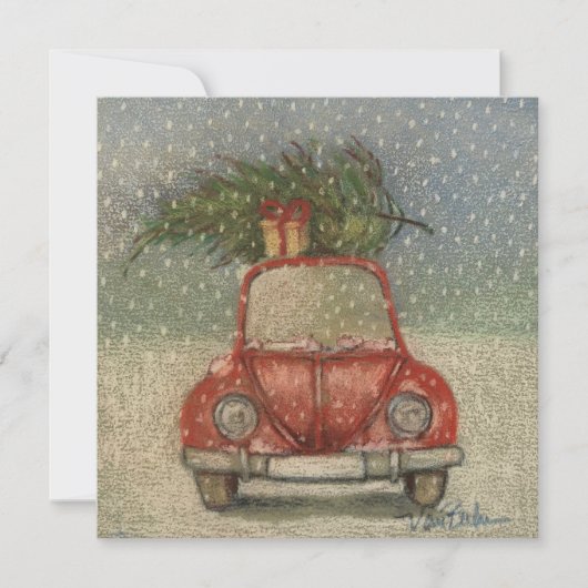 Vrolijk kerstfeest. feestdagenkaart (Voorkant)