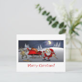 Vrolijk kerstfeest! feestdagenkaart (Staand voorkant)
