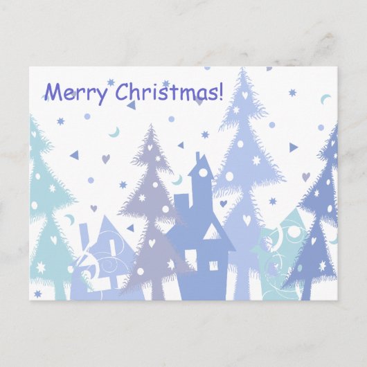 Vrolijk kerstfeest! feestdagenkaart (Voorkant)