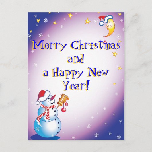 Vrolijk kerstfeest! feestdagenkaart (Voorkant)