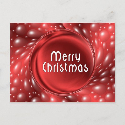 Vrolijk kerstfeest feestdagenkaart (Voorkant)