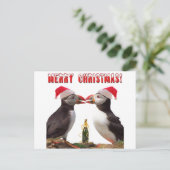 Vrolijk kerstfeest feestdagenkaart (Staand voorkant)