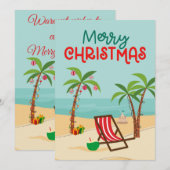 Vrolijk kerstfeest feestdagenkaart (Voorkant / Achterkant)