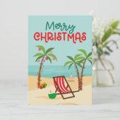 Vrolijk kerstfeest feestdagenkaart (Staand voorkant)