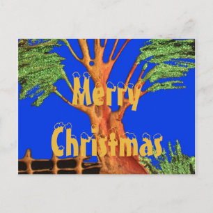Vrolijk kerstfeest feestdagenkaart