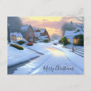 Vrolijk kerstfeest feestdagenkaart