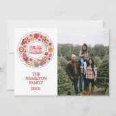 Vrolijk kerstfeest feestdagenkaart (Voorkant)