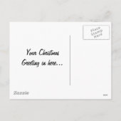 Vrolijk kerstfeest feestdagenkaart (Achterkant)