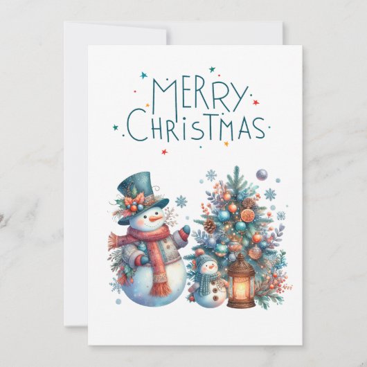 vrolijk kerstfeest | Feestelijke feestelijke groet (Voorkant)
