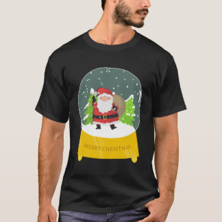 Vrolijk Kerstfeest Feestelijke Vibes T-Shirt met K