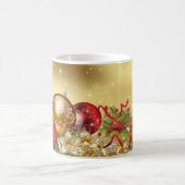 Vrolijk kerstfeest feestelijke vrolijke mok (Center)