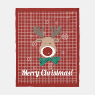 Vrolijk kerstfeest! Fleece Blanket Deken
