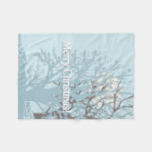 Vrolijk kerstfeest! fleece deken (Voorkant (Horizontaal))