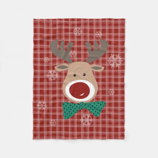 Vrolijk kerstfeest! fleece deken (Voorkant)