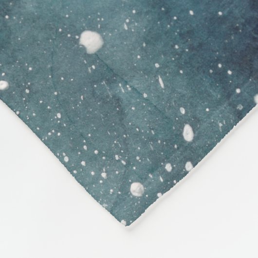 Vrolijk kerstfeest fleece deken (Hoek)