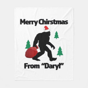 Vrolijk kerstfeest fleece deken