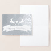 Vrolijk kerstfeest folie kaarten (Display)