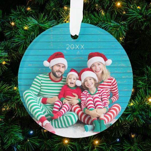 Vrolijk Kerstfeest Foto Acryl Ornament