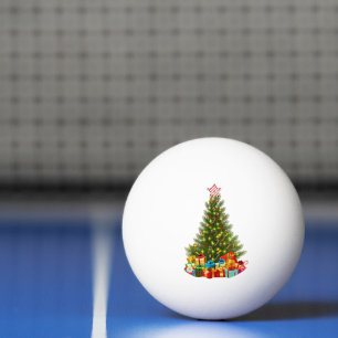 Vrolijk Kerstfeest Foto Bild Tamplate Santa Snow Pingpongballen