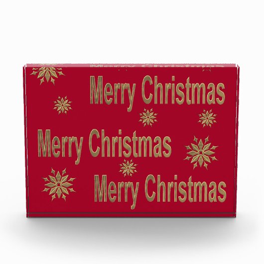 Vrolijk kerstfeest fotoblokken (Voorkant)