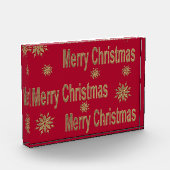 Vrolijk kerstfeest fotoblokken (Links)