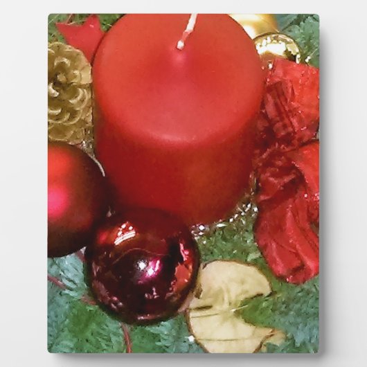 Vrolijk kerstfeest fotoplaat (Voorkant)