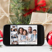 Vrolijk Kerstfeest Fotostrip Feestdagen Kaart