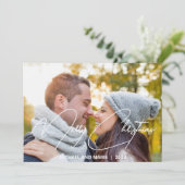 Vrolijk kerstfeest | Fotovakantiekaart Feestdagenkaart (Staand voorkant)