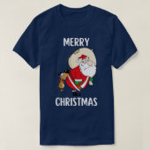Vrolijk kerstfeest Funny Shirt138 T-shirt (Design voorkant)