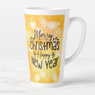 Vrolijk Kerstfeest Gelukkig Nieuwjaar-45910 Latte Mok