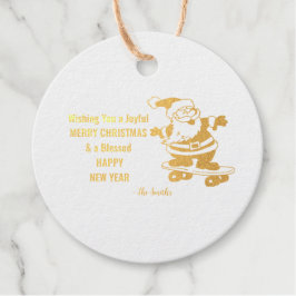 Vrolijk Kerstfeest Gelukkig Nieuwjaar Cadeau Bedankjes Labels