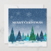 "Vrolijk kerstfeest" gepersonaliseerd Briefkaart (Voorkant)