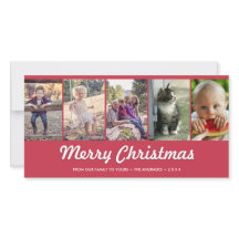 Vrolijk Kerstfeest Gepersonaliseerde Multi Photo H