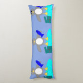 Vrolijk kerstfeest Gevist Penguin Body Pillow Lichaamskussen (Achterkant (Verticaal))