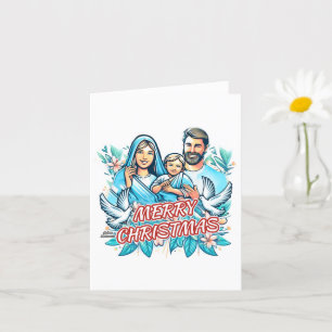 Vrolijk kerstfeest gevouwen kaart