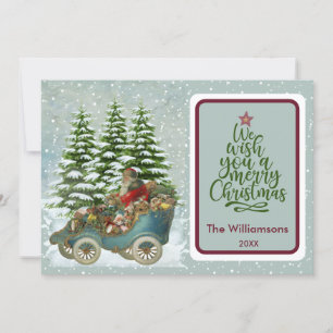 Vrolijk Kerstfeest Gezellige  Kerstmis Kaart