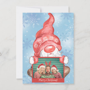 Vrolijk kerstfeest Gnome Foto Persoonlijk Kerstfee