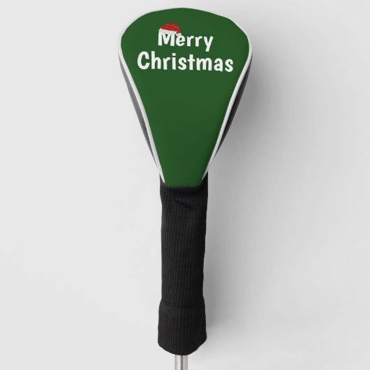 Vrolijk kerstfeest golfheadcover (Voorkant)