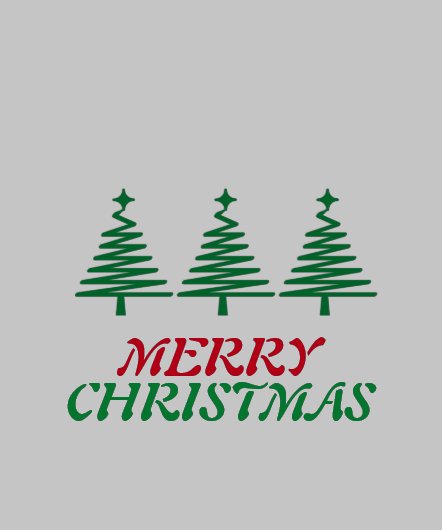 Vrolijk kerstfeest, grijs zoet (Kraag)