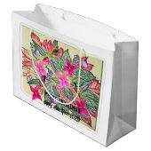 Vrolijk kerstfeest! groot cadeauzakje (Achterkant Gekanteld)