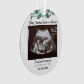 Vrolijk kerstfeest grootouders Ultrasound zwangers Ornament (voorkant)