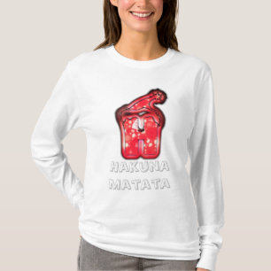 Vrolijk kerstfeest H Santa's Rode Pet T-shirt