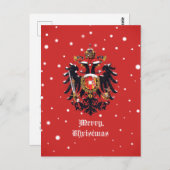 "Vrolijk kerstfeest" Habsburg Briefkaart (Voorkant / Achterkant)