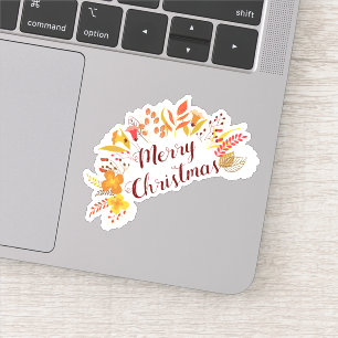 Vrolijk Kerstfeest Halloween Nieuwjaar Sticker