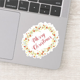 Vrolijk Kerstfeest Halloween Nieuwjaar Sticker