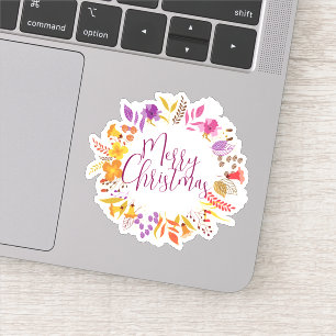 Vrolijk Kerstfeest Halloween Nieuwjaar Sticker