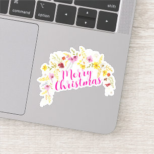 Vrolijk Kerstfeest Halloween Nieuwjaar Sticker